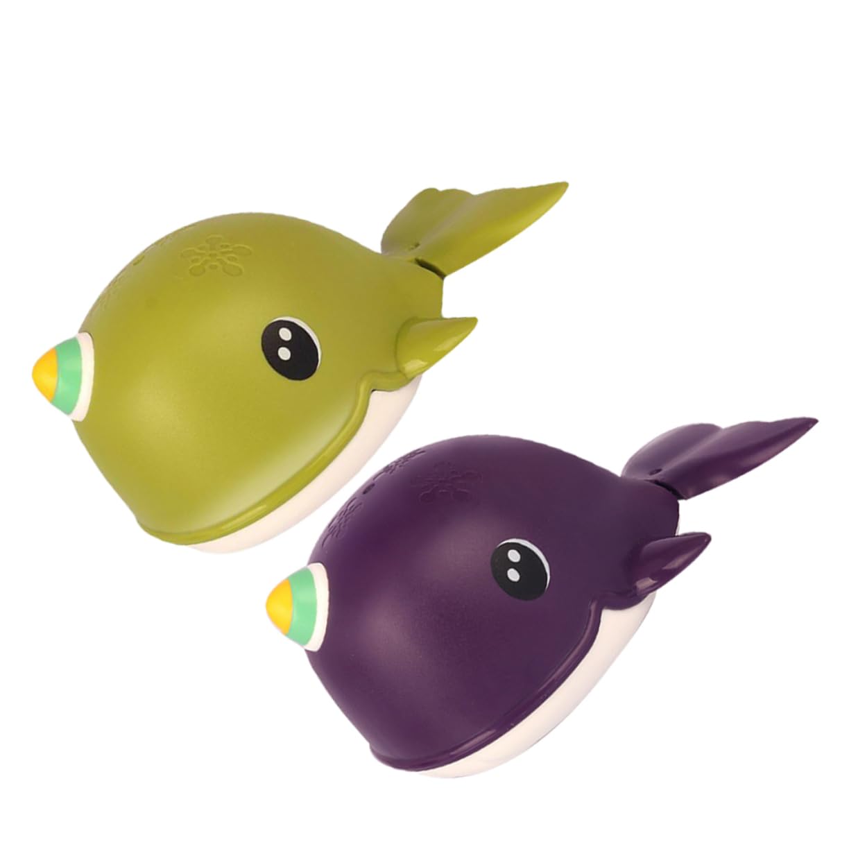 WOONEKY 2piezas Juguetes Agua del Baño Juguete De Ballena Flotante De Baño Encantador para De Bañera Divertido para