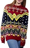 AAA Merchandise Wonder Woman Christmas Sweater (1103712, US, Alpha, Medium, Regular, Regular)