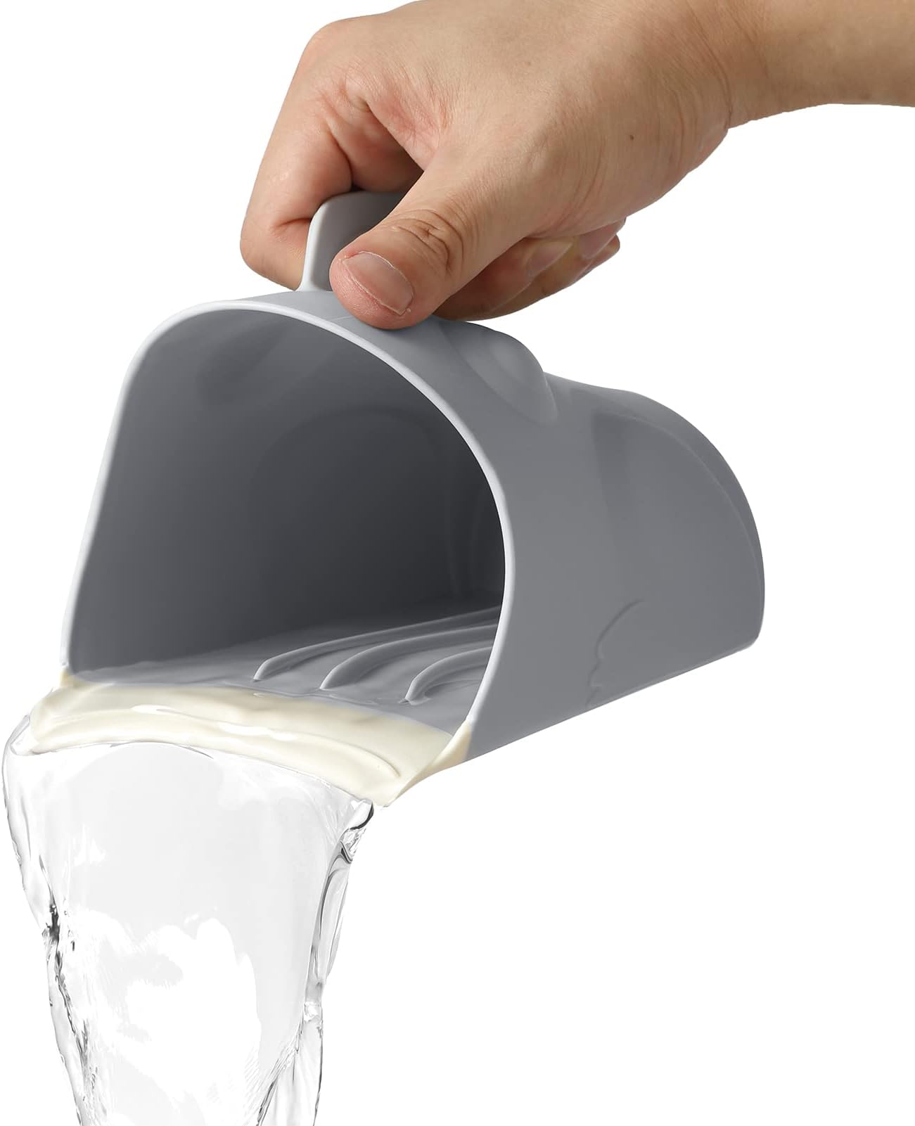 Nuby TearFree Rinse Pail, Aqua or White, 5 Inch (Pack of 1