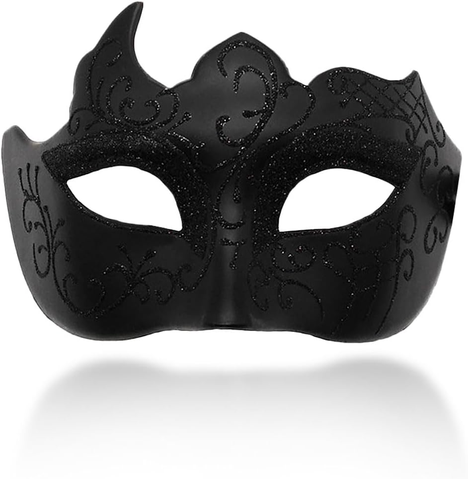 Masquerade Mask for Men Couple Venetian Mask for Halloween Mardi Gras Costume Party Prom Ball