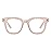 Madison Avenue Blue Light Blocking Glasses Oversized Fashion Blue Light Glasses for Women Anti Eyestrain & UV Protection Computer Eyeglasses (Nude Pink)