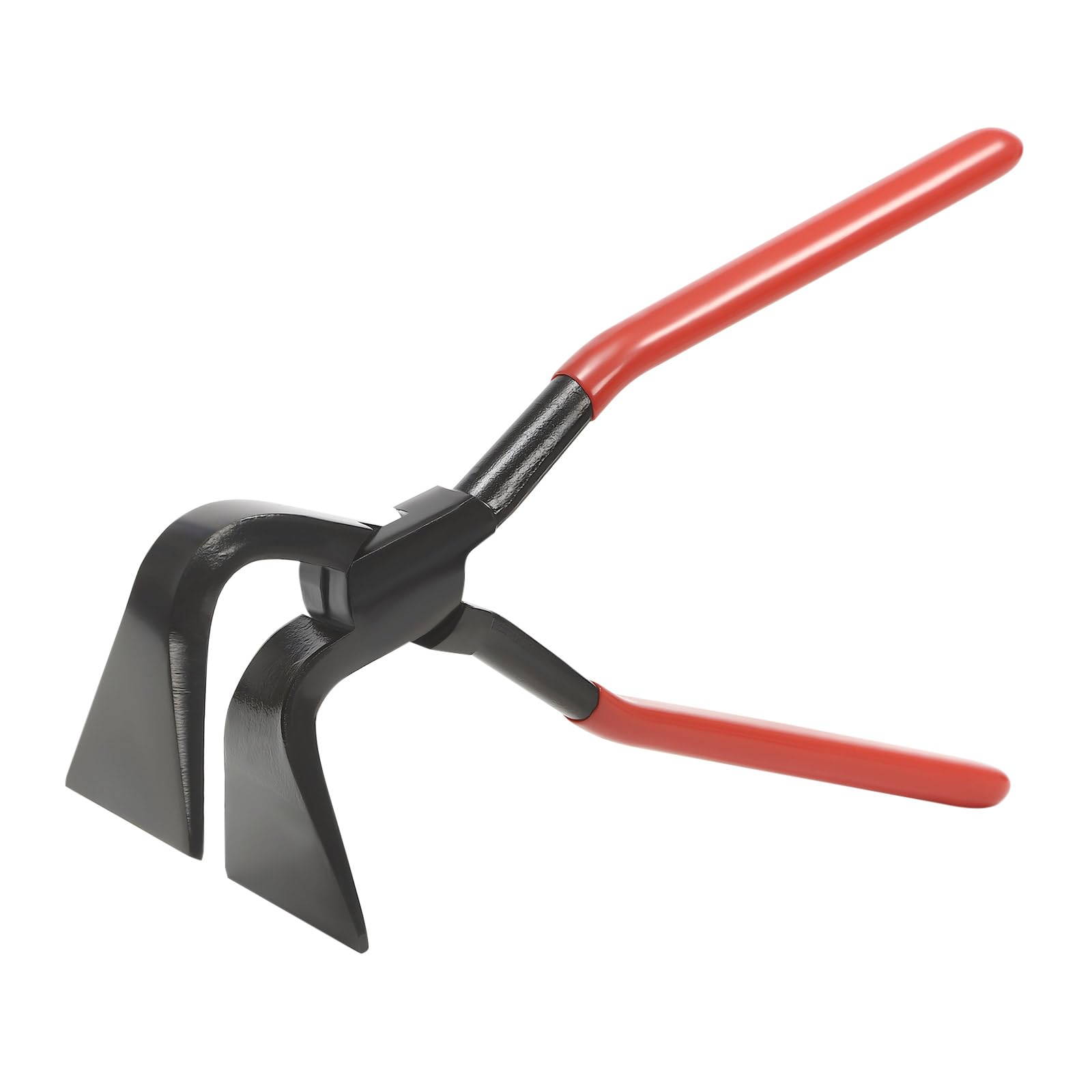 Set di 3 utensili in lamiera, set di pinze per piegatura e appiattire di lamiera, diritte, 45° e 90°, colore: rosso