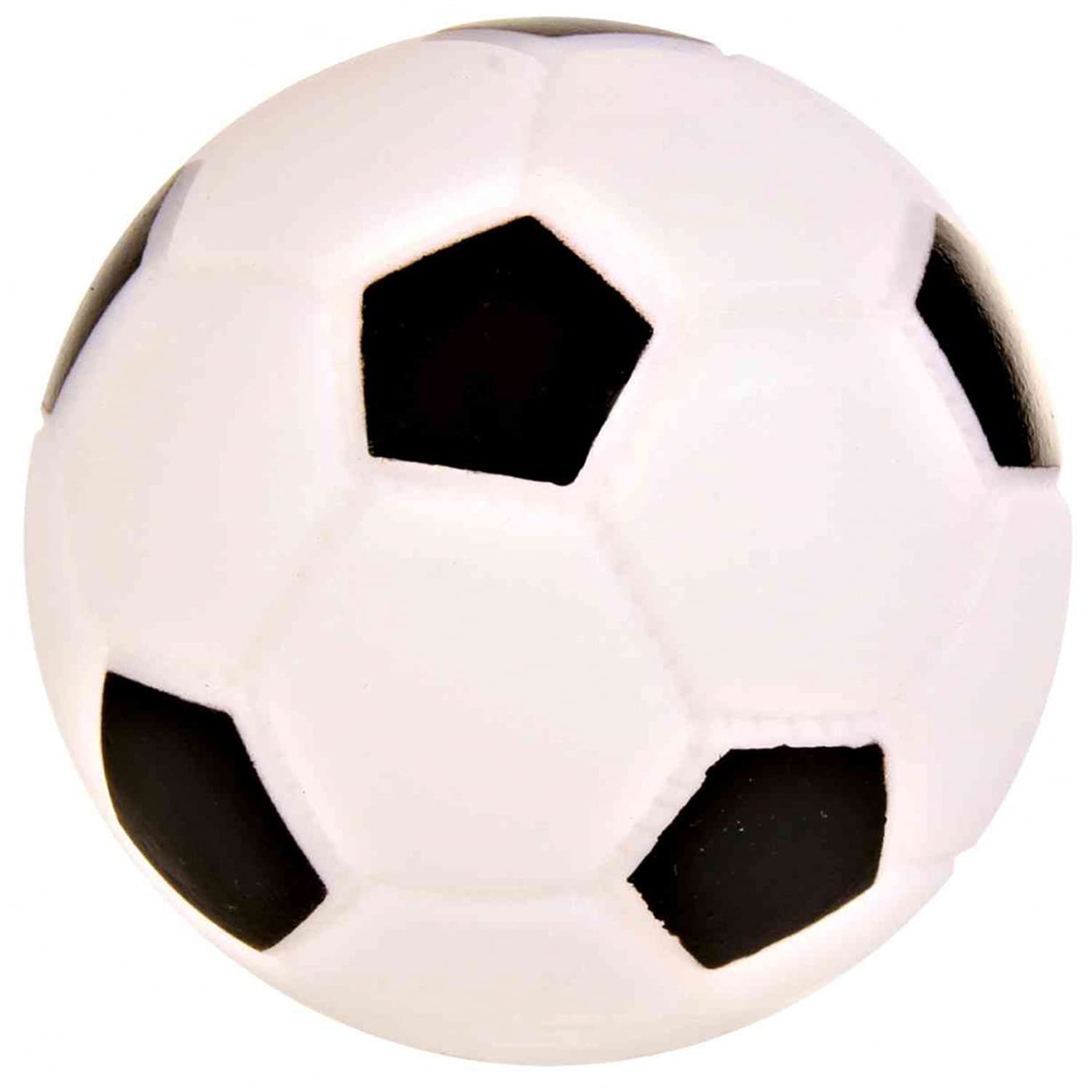 Trixie Vinyl Soccerball for Dogs WHITE 10CM