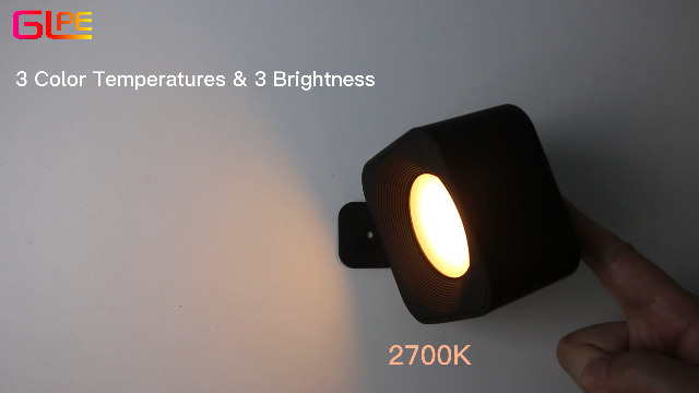 Image of LED Lights for Bedroom Battery Operated, Touch Control Cordless Small Wall Lamp, 3 Color Temperatures & 3 Brightness, 360 Rotatable Magnetic Rechargeable Reading Lights for Bedroom Living Room