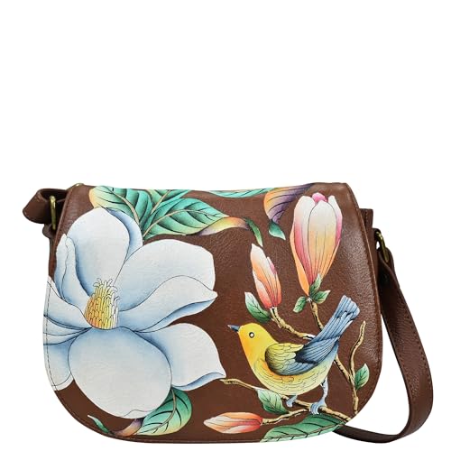 Image of Anna by Anuschka Women's Crossbody Saddle Bag