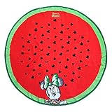toallas redondas por mayor Polyester CERDÁ LIFE\'S LITTLE MOMENTS 2200003993 Toalla Redonda Minnie, Rojo, 130x130cm