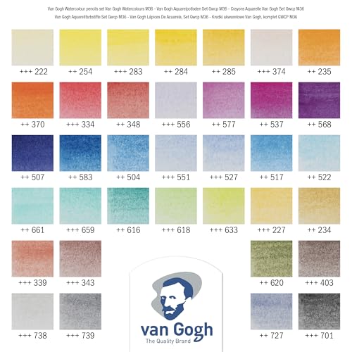 ターレンスジャパン(Talens Japan) Van Gogh ヴァンゴッホ 水彩色鉛筆 36色 T9774-0036 の商品画像 2