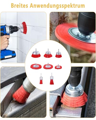 Brosse Nylon Perceuse pour éliminer la rouille tenace sans effort physique - 4