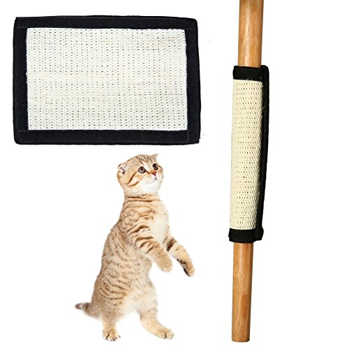 Alfombrilla rascador para gatos Ochine 15.7x11.8 in miniatura 1
