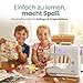 Emerio Nähmaschine für Kinder und Anfänger, SEW-121820, 12 Stichmuster, Mini mit Fußpedal, Strom und Batteriebetrieb, Zuhause, LED Licht, Vor und Rückwärtsautomatik, Weiß/Rosa