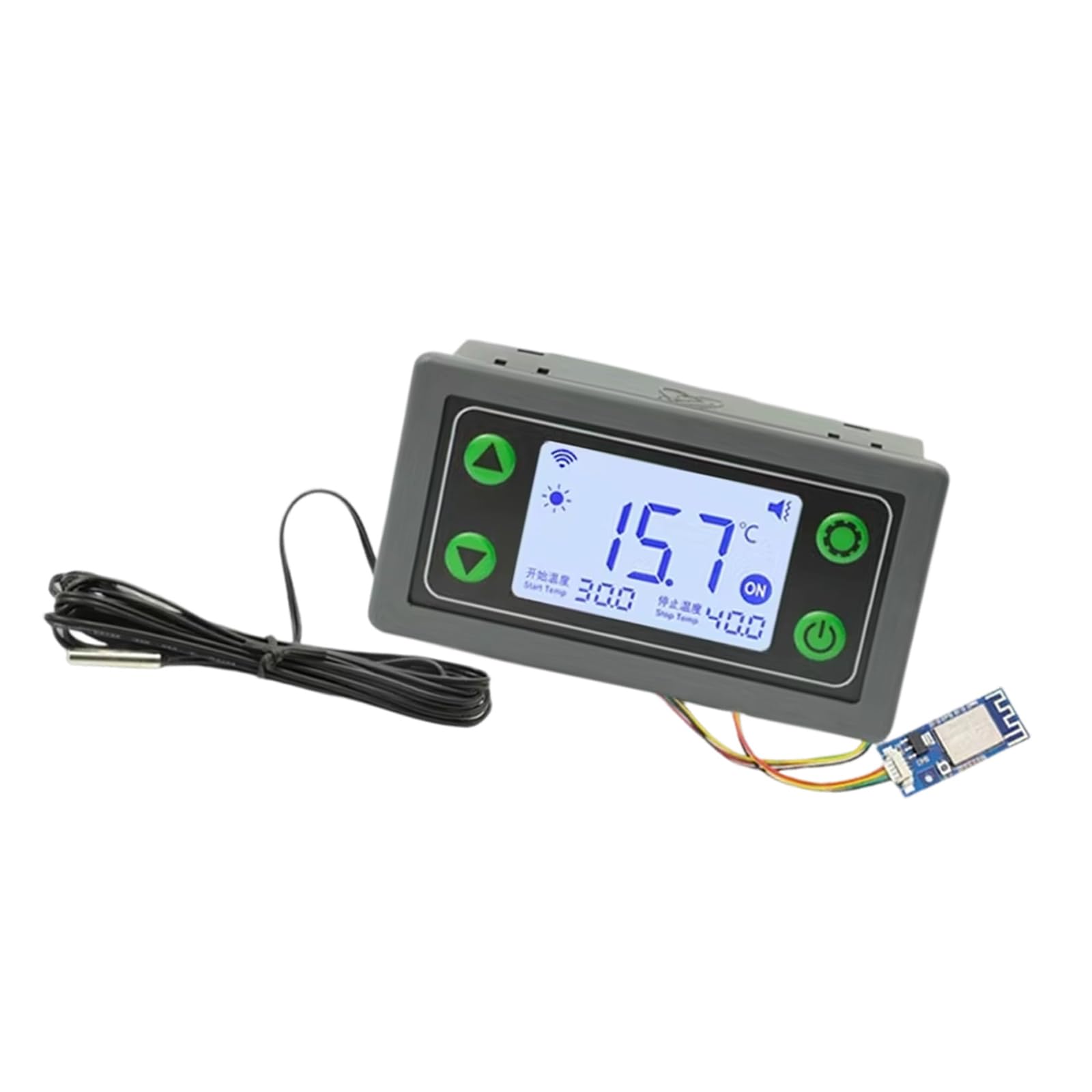 Advanced WiFi Thermostat Regulator 0.1℃ Calibration 30Amp Capacity for Laboratories and Instrumentation Application Controlled Regulator