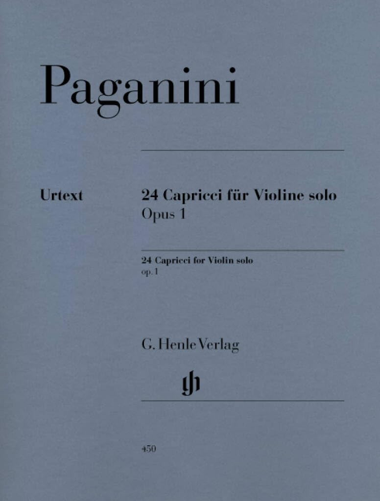 24 Capricci (notated and annotated version) op. 1 - violin - (HN 450)