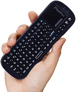 iPazzPort Wireless Mini Handheld Keyboard with Touchpad Mouse Combo for Android TV Box