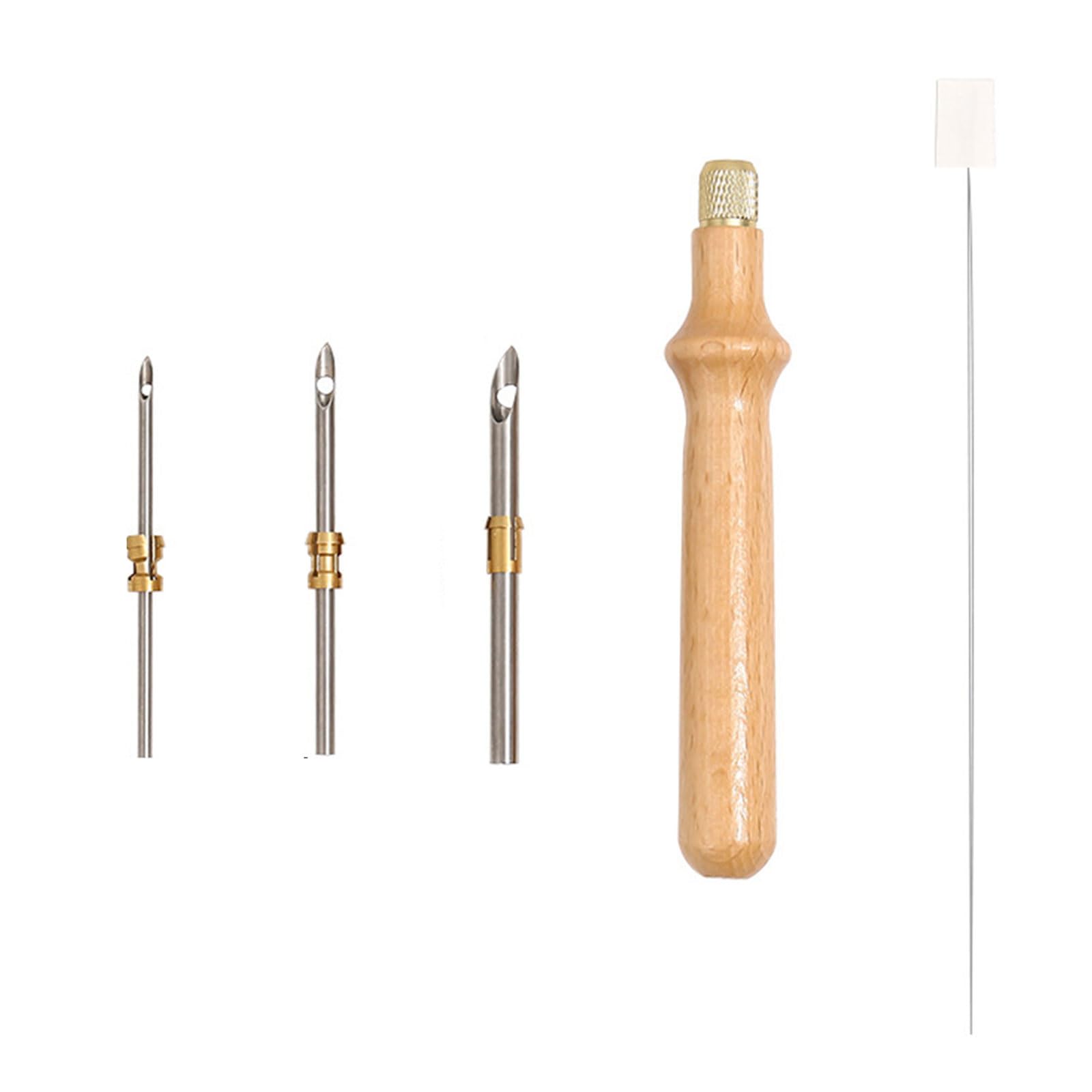 Punched Needle Set Embroidery Needle Punched Embroidery Pen for Craft