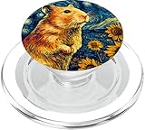 Photo Gallery divertente criceto notte stellata van gogh per criceti amanti bambini popsockets popgrip per magsafe Photo Gallery divertente criceto notte stellata van gogh per criceti amanti bambini popsockets popgrip per magsafe