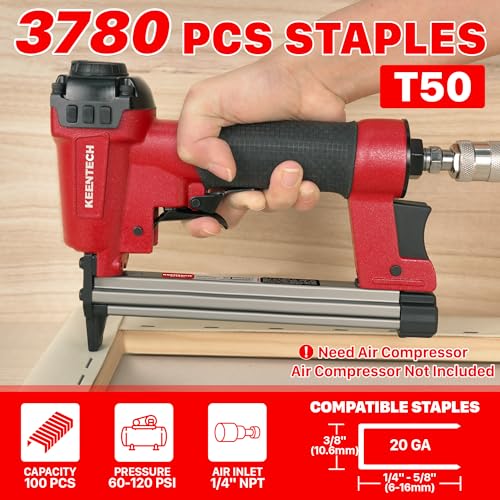 KEENTECH 20GA T50 Staple Gun