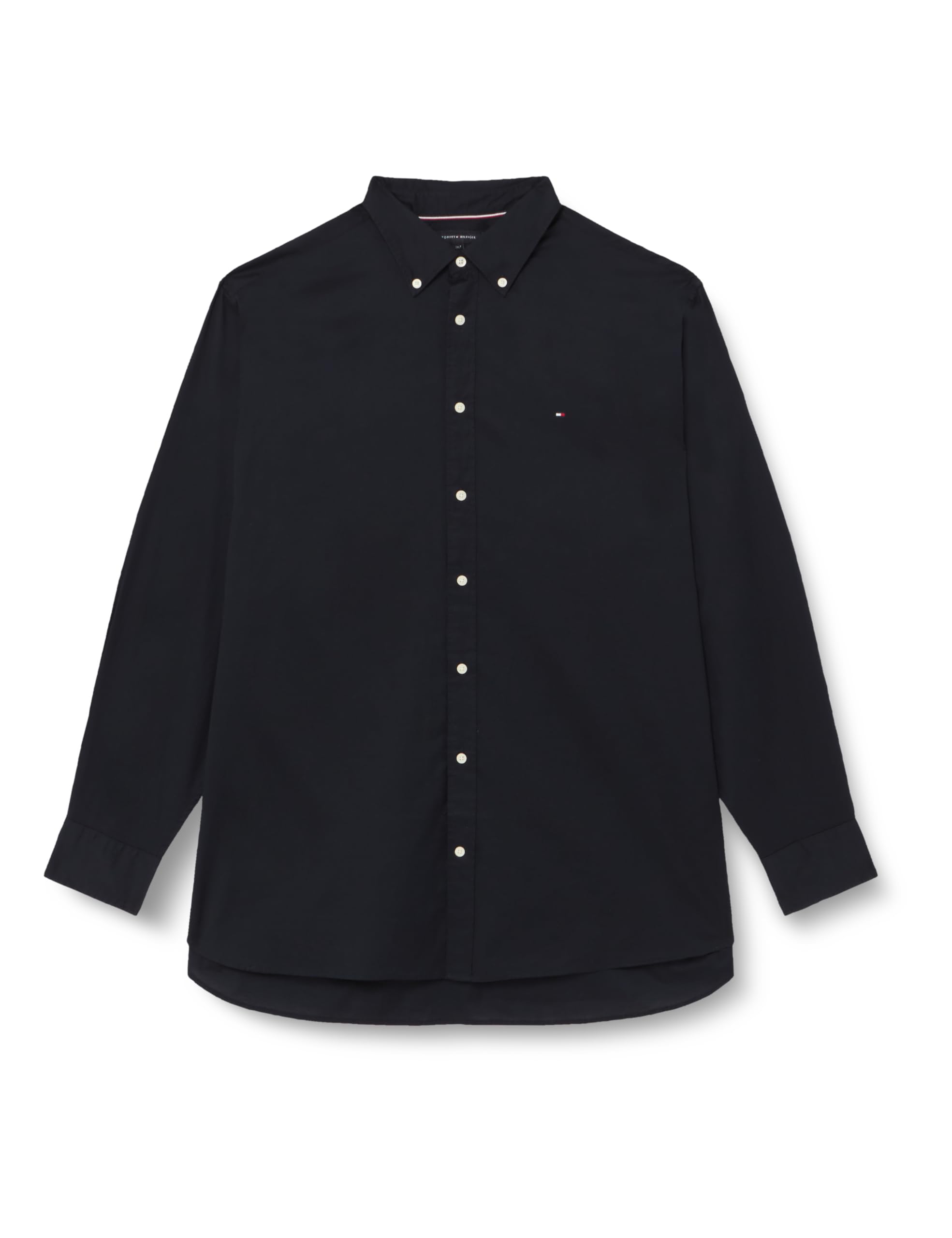 Tommy Hilfiger Męska koszulka BT - CORE Flex POPLIN RF L/S, Desert Sky, 3XL, Pustynne niebo, 3XL