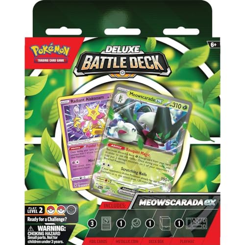Pokemon 290-85258 Pokémon Tcg: Meowscarada/Quaquaval Ex Deluxe Battle Deck thumb #1