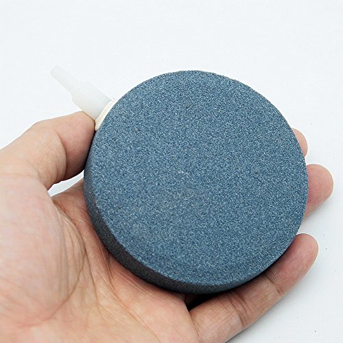 Gold Wing Aquarium Fish Tank Ponds Silicon Carbide Air Stone Diffusers Gray Dia 3.15 Inch #TOP1