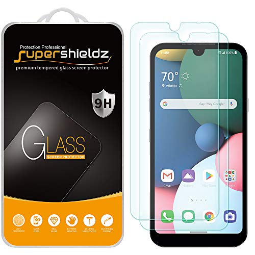 (2 Pack) Supershieldz for LG (Fortune 3) Tempered Glass Screen Protector, Anti Scratch, Bubble Free