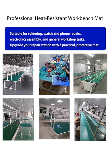 Tapis de soudure antistatique électronique surface de travail polyvalente - 8