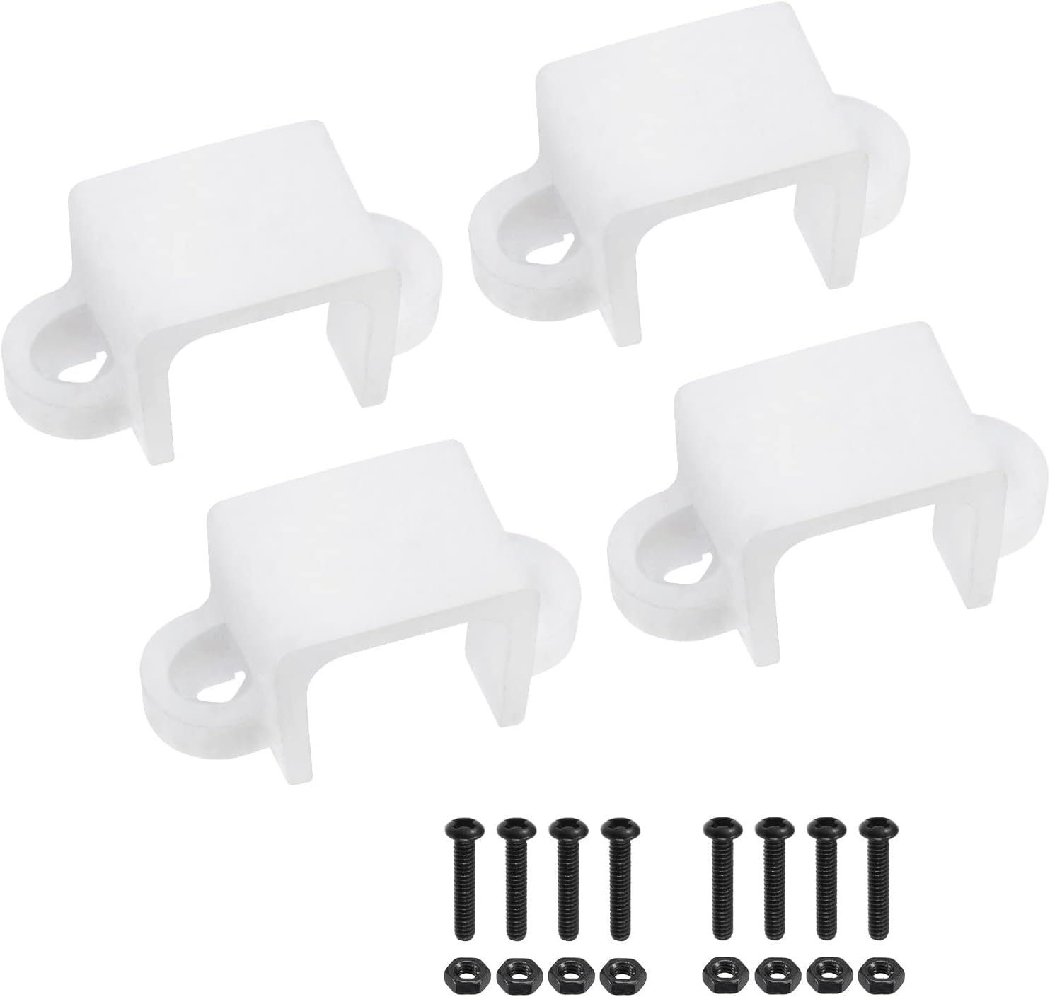 Mounting Bracket Pack of 4 for N20 Micro Gear Motors, Plastic, Durable and Lightweight, Ideal for Robotics and DIY Projects