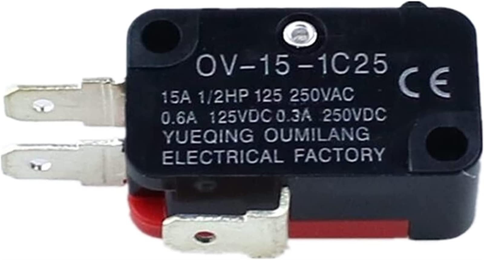 Micro-commutateur V-15-1C25 lot de 10 pièces à levier long rouleau SPDT