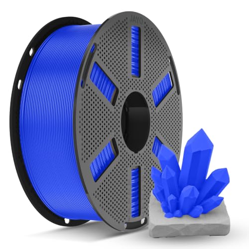 Image of JAYO PLA 3D Printer Filament 1.75mm, 1.1kg Reusable Spool, Blue