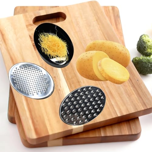 Rallador 2 en 1 con recipiente Armo Home plateado miniatura 3