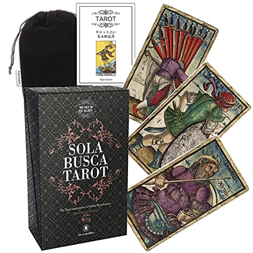 Kancharo ^bgJ[h 78  ^bg肢y\ uXJ ^bg ~[WA NIeB Sola Busca Tarot - Museum Quality Linez{̃^bgJ[h{&|[`tiKij