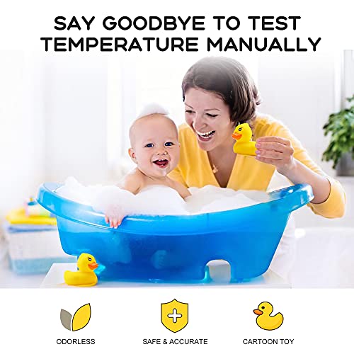 image for BabyElf Baby Bath Tub Water Thermometer - (Upgraded Version) Digital W