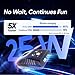 JIUSI 1:12 Brushless RC Cars,Fast 50 mph Hobby Electric Off-Road Buggy,4WD Racing RC Truck with 3S Batteries,25W Fast Charging,RTR 4X4 Remote Control Cars