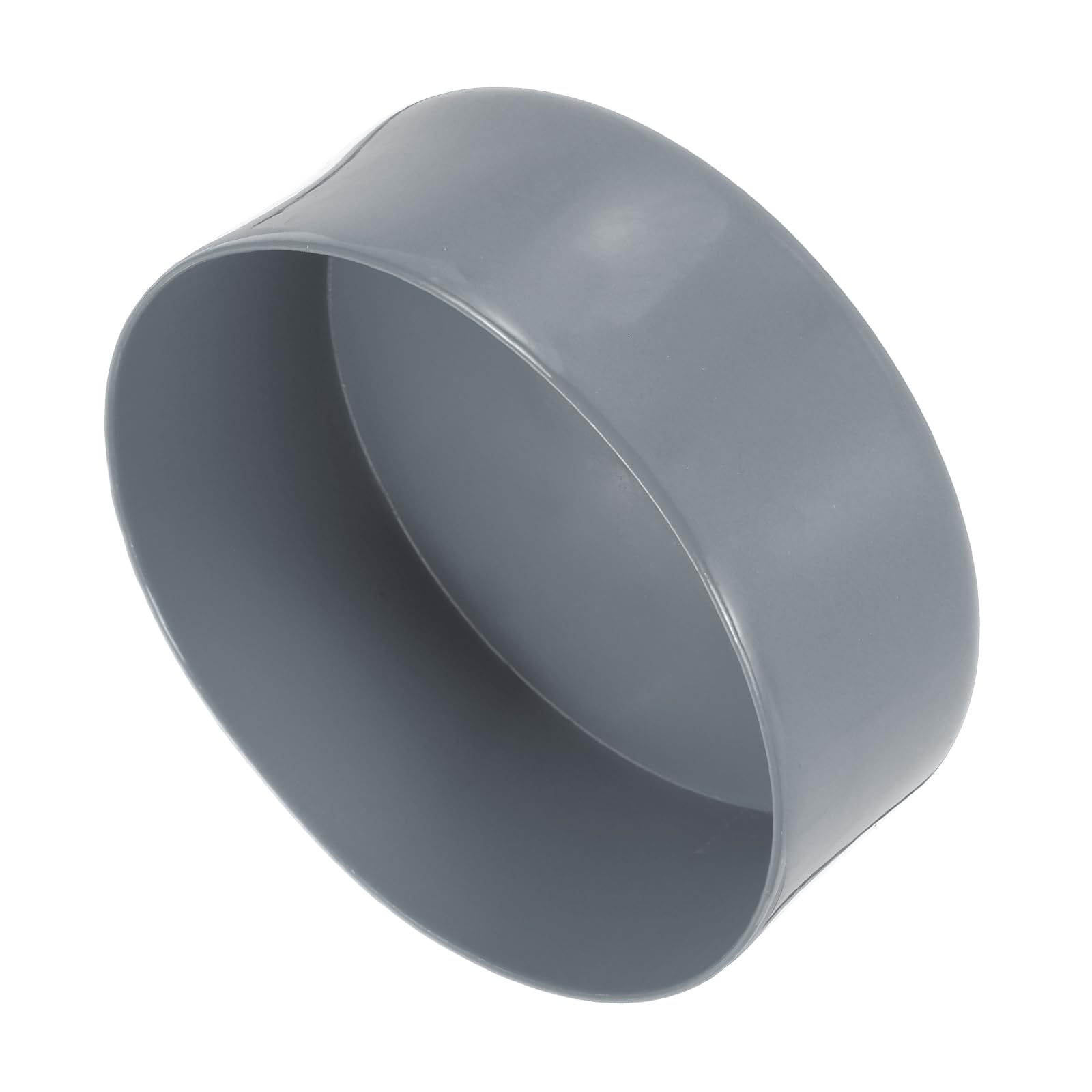 sourcing map 140mm (5 1/2") ID Rubber End Caps, Round Vinyl Plug Insert Plastic End Caps for Tubing, Fence, Pipe Post, Furniture, Railing, Light Gray, 80mm Height