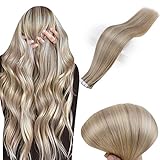 Full Shine 20 inch Piano Color #18/613 Caramel Blonde & Blonde 20 Pcs 50g Per Set Pu Tape in 100% Remy Human Hair Extensions Fashion Hair Extensions
