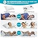 Dercov CPAP-Kissen für alle CPAP-Maskenbenutzer mit Schlauch, reduziert Luftauslässe und Druck der Maske, CPAP Memory Foam Kissen für Seitenschläf, mit 1 Ersatzkissenbezug