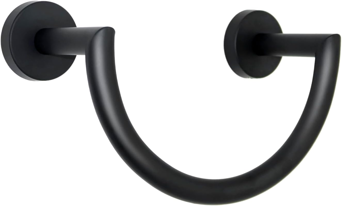Towel Holder for Bathroom Wall Matte Black Hand Towel