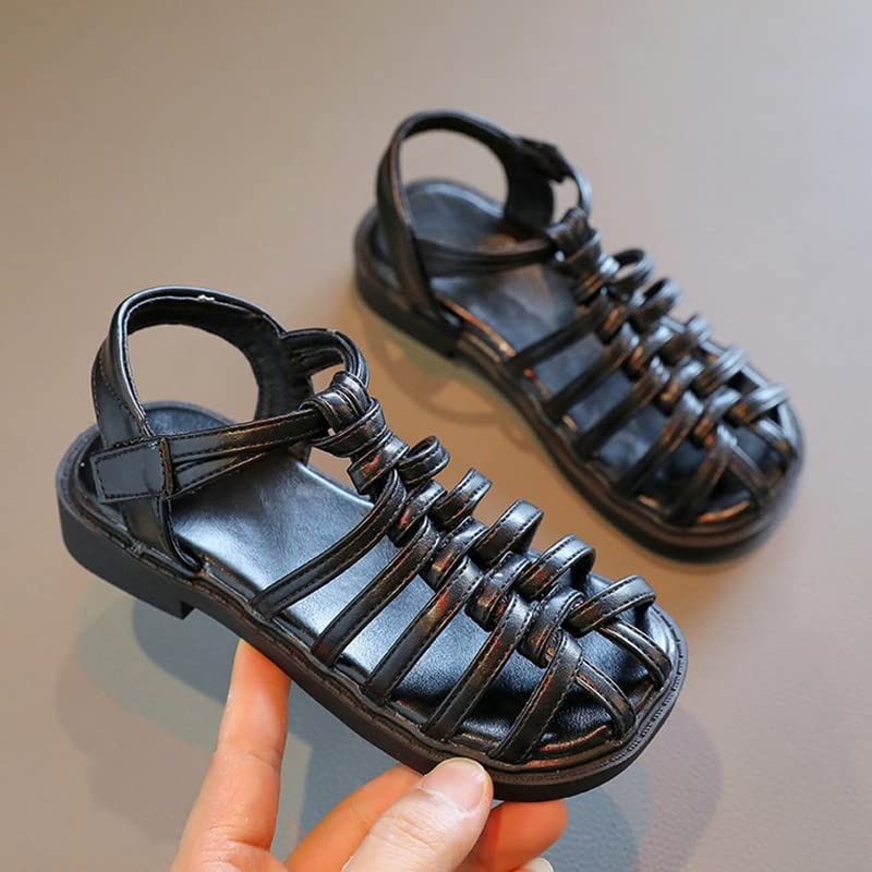Girl Sandals Summer Casual Soft Sole Non-Slip Little Kid Breathable Beach Shoes2