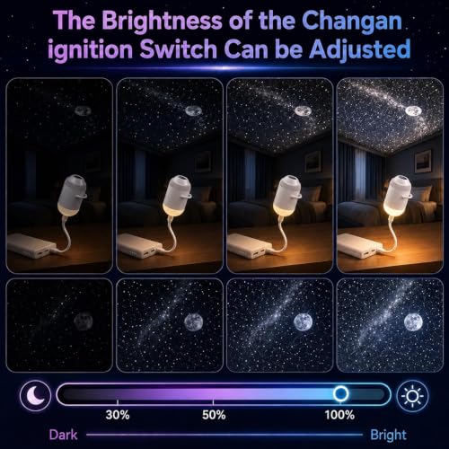 ARREXO 2-in-1 Galaxy Projector Night Light - Image 5