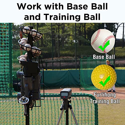 Furlihong 636Bh Upgraded Dual-Wheel Baseball Pitching Machine thumb #2