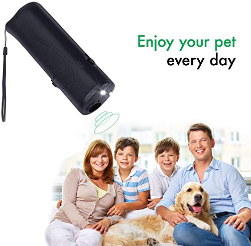 STÙNICK Handheld Anti Barking Device & Ultrasonic Dog Bark Repellent Training Multi-Functions Pet Anti-Barking Silent Commands Distracts Attention Calm Audible Deterrent