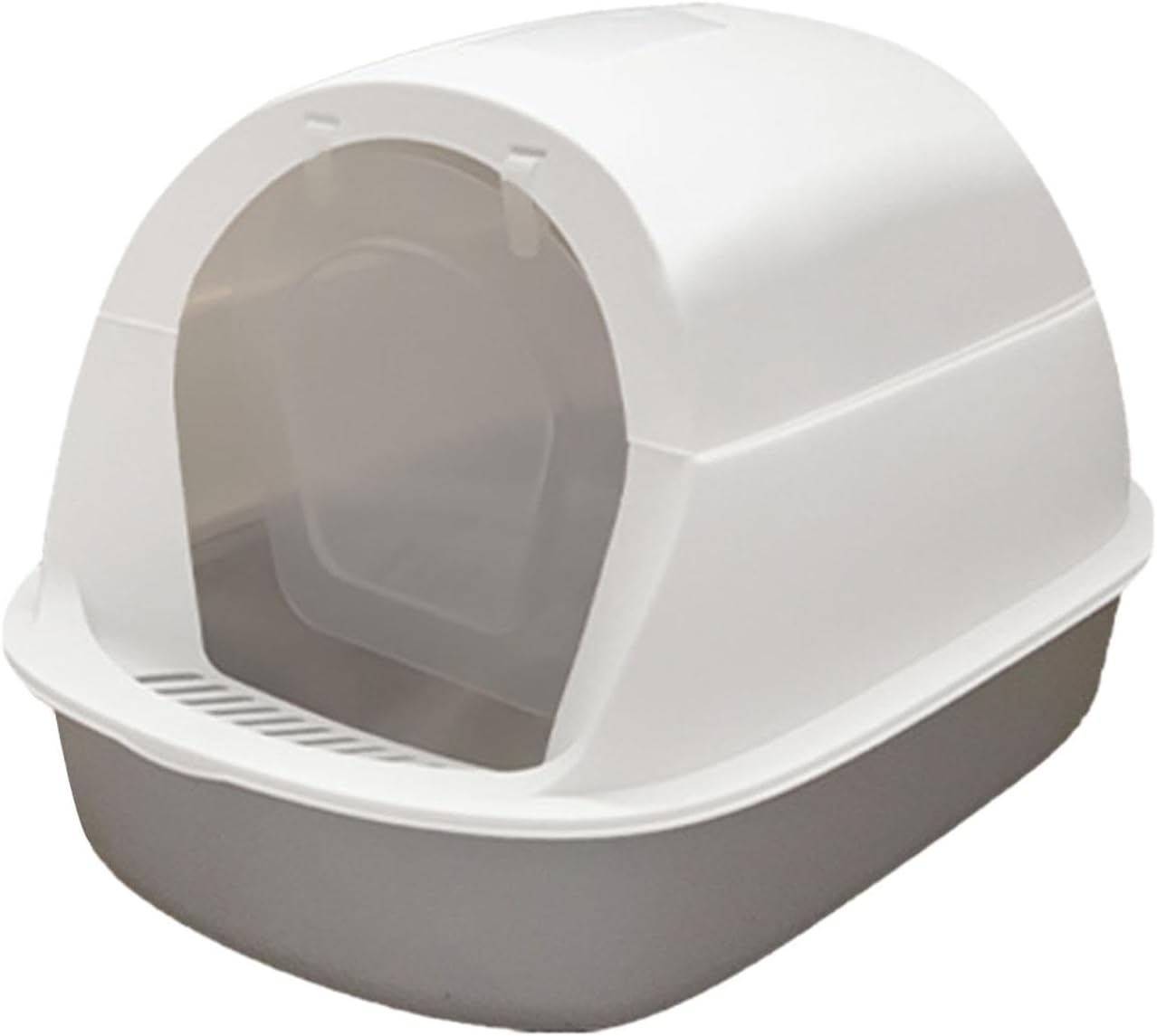 Hooded Cat Litter Box Pet Litter Tray Detachable Fully