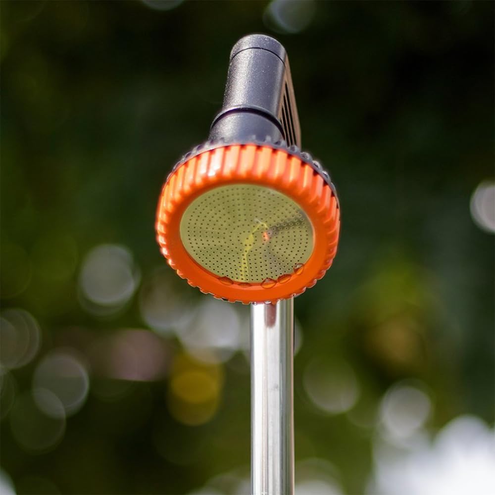 Claber Malibù, Gartendusche mit Dreibein für Terrasse, Garten und Camping