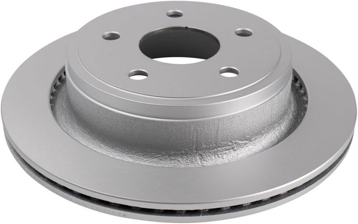 Semi-Metallic Brake Pad & Coated Rotor Kit Rear for Chrysler for Aspen 07-09,for Dodge for Durango 04-09 for Ram 1500 02-04 09-10,for Ram 1500 11-18 Truck 5 Lug-Wheel Lug Count