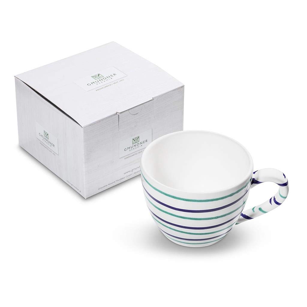 GMUNDNER KERAMIK Tazza Da Tè Maxima A Forma Di Cuore - Rosa, Fatte A Mano In Austria, Capacità 0,4 Litri, Stoviglie In Ceramica