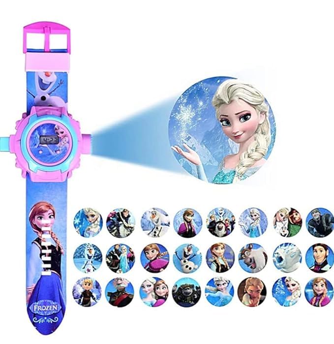 NMEXX Frozen Princess Wrist Projector Watch 24 Images Digital LED Display for Diwali Gift, Birthday Return Gift for Boys & Girls (B0CZJTYM7B) Amazon Price History, Amazon Price Tracker