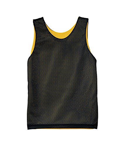 A4 Reversible Mesh Tank (N2206) Black/Gold, M