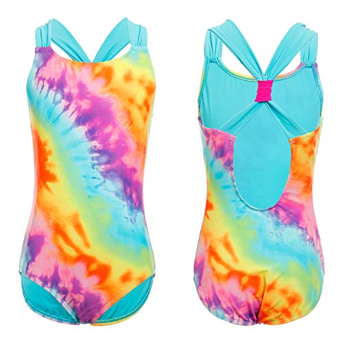 Dayu Girls’ One Piece Swimsuit with Swim Skirt2