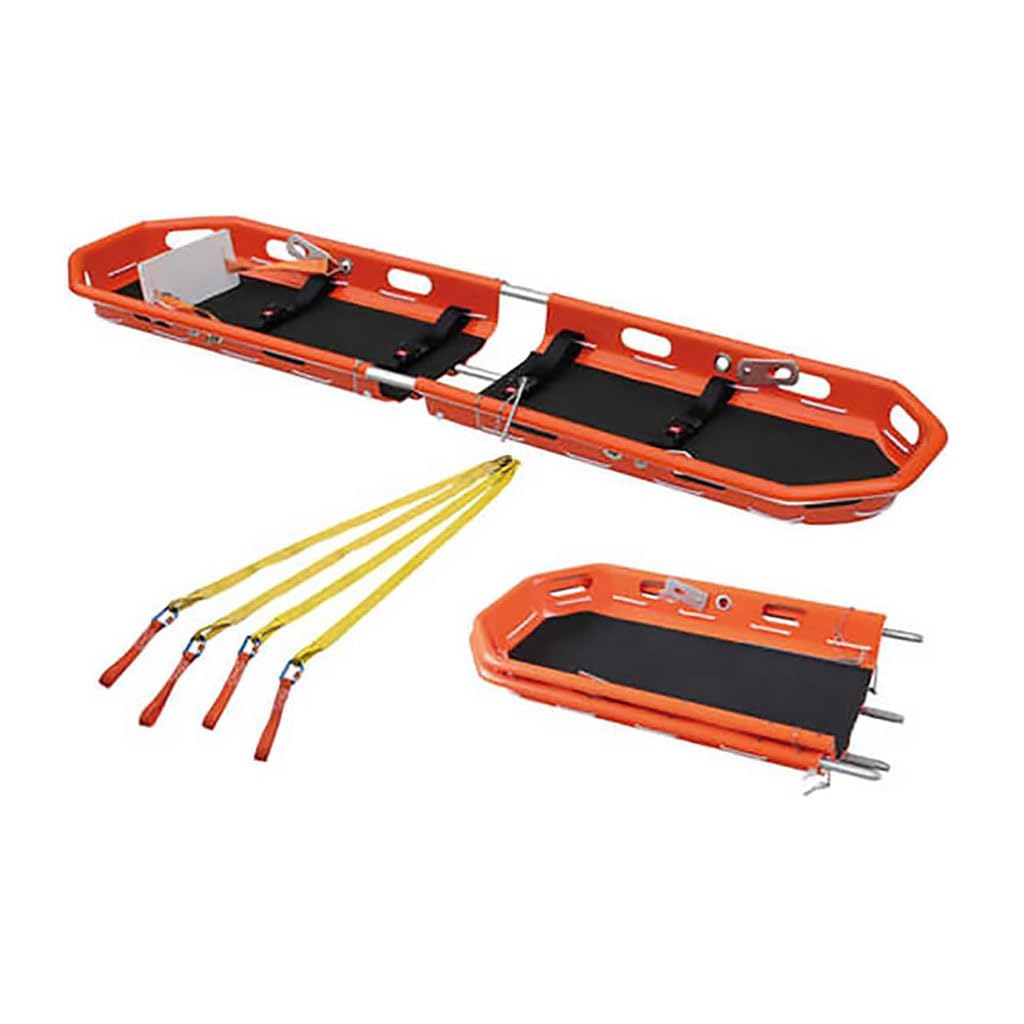 SWENEEN Emergency Basket Stretcher,Multifunctional Rescue Stretcher,Portable Folding Stretcher,Portable Separable Heavy Duty Stretcher For Air Sea Mountain Rescue,