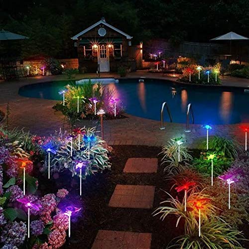 Luminária Solar para Jardim Libélula 4 Peças CBRN12923