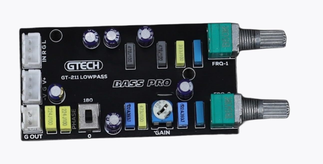 GTECH GT-211 Bass Pro Low Pass Filter Board with Dual Frequency Control and Gain Adjustment-image-4